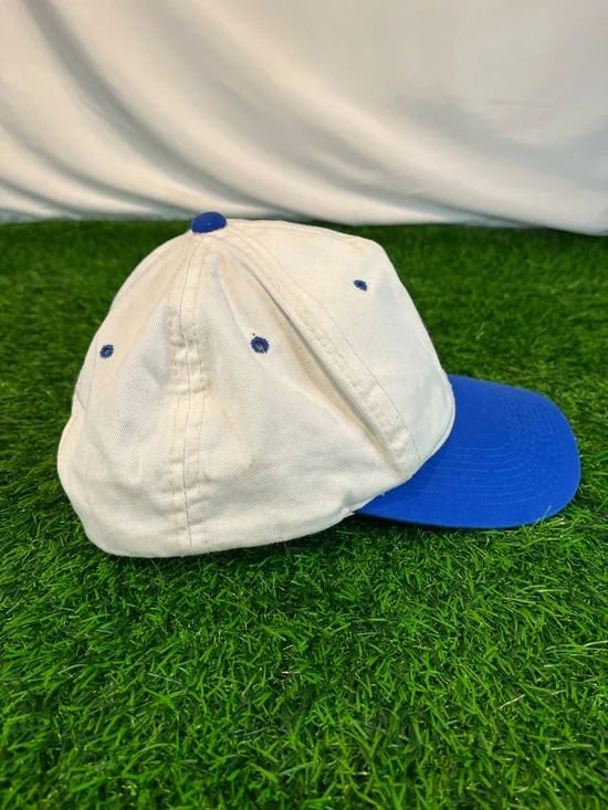 VTG Vintage 80s 90s Young An Company MLB Chicago Cubs White & Blue Snapback Hat - Picture 6 of 12
